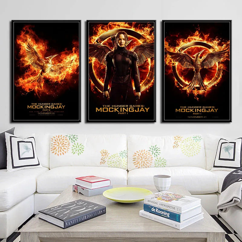 The Hungry Games Hot Movie Series Art Painting Silk Canvas Poster Wall Home Decor quadro cuadros