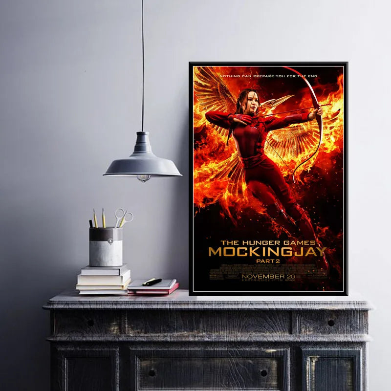 The Hungry Games Hot Movie Series Art Painting Silk Canvas Poster Wall Home Decor quadro cuadros