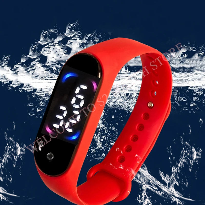 Relógio de pulso digital esporte melhor presente relógio à prova dwaterproof água