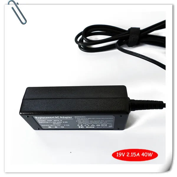 Carregador para acer ze6 ze7 ze8 ze8a ze9 ze9a adaptador cabo de alimentação ac dc universal portátil adaptador de alimentação caderno carregador