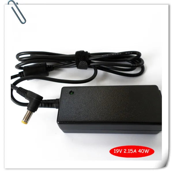 Carregador para acer ze6 ze7 ze8 ze8a ze9 ze9a adaptador cabo de alimentação ac dc universal portátil adaptador de alimentação caderno carregador