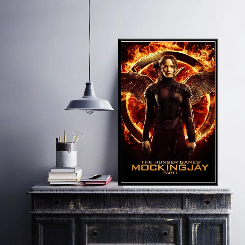 The Hungry Games Hot Movie Series Art Painting Silk Canvas Poster Wall Home Decor quadro cuadros