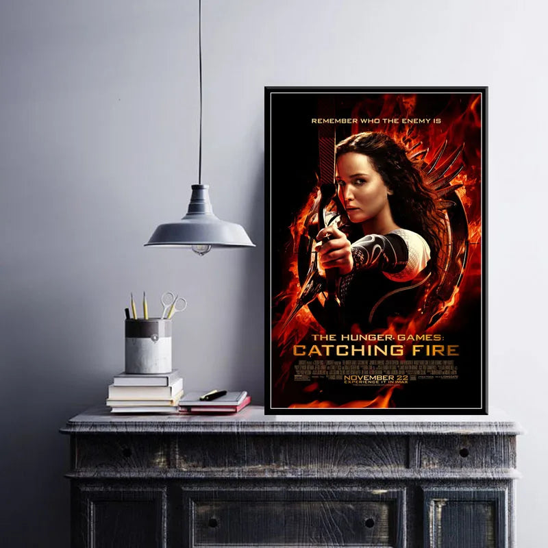 The Hungry Games Hot Movie Series Art Painting Silk Canvas Poster Wall Home Decor quadro cuadros