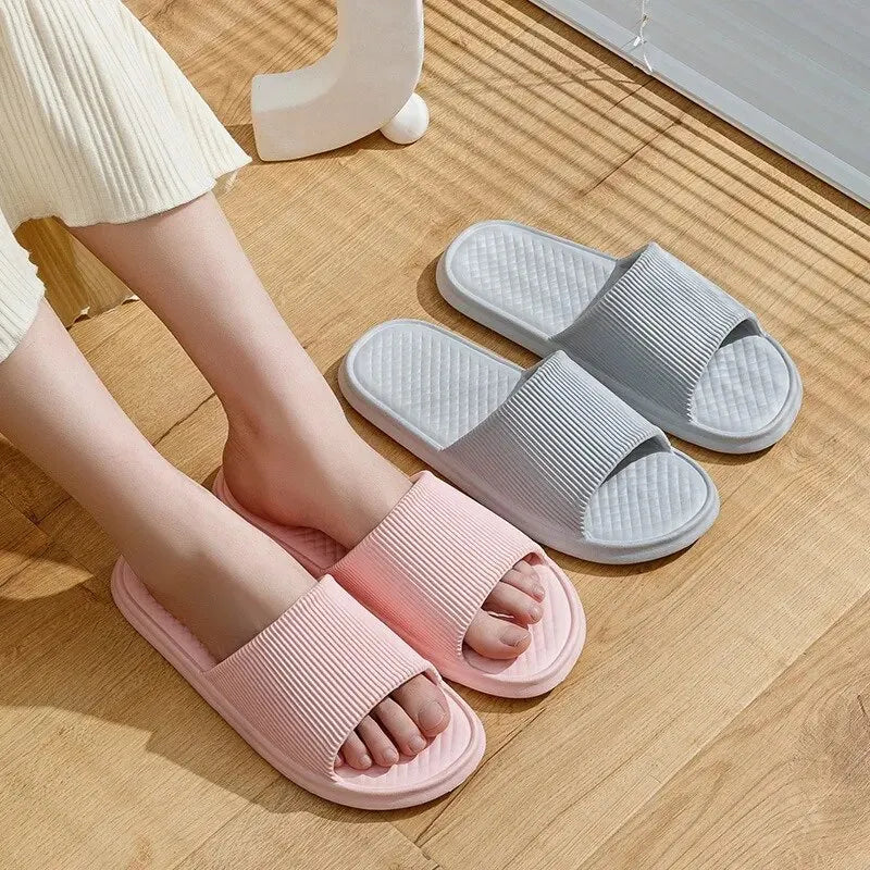 Unisex Massage Slippers Women Indoor Bathroom Slides Soft EVA Anti-Slip Home Floor Slides Ladies Summer Shower Shoes For Men