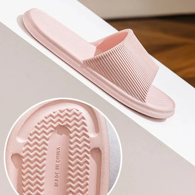 Unisex Massage Slippers Women Indoor Bathroom Slides Soft EVA Anti-Slip Home Floor Slides Ladies Summer Shower Shoes For Men