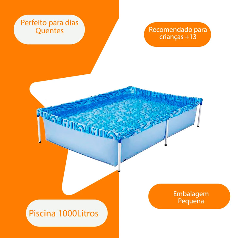 Square Pool 1000L-Mor/Blue