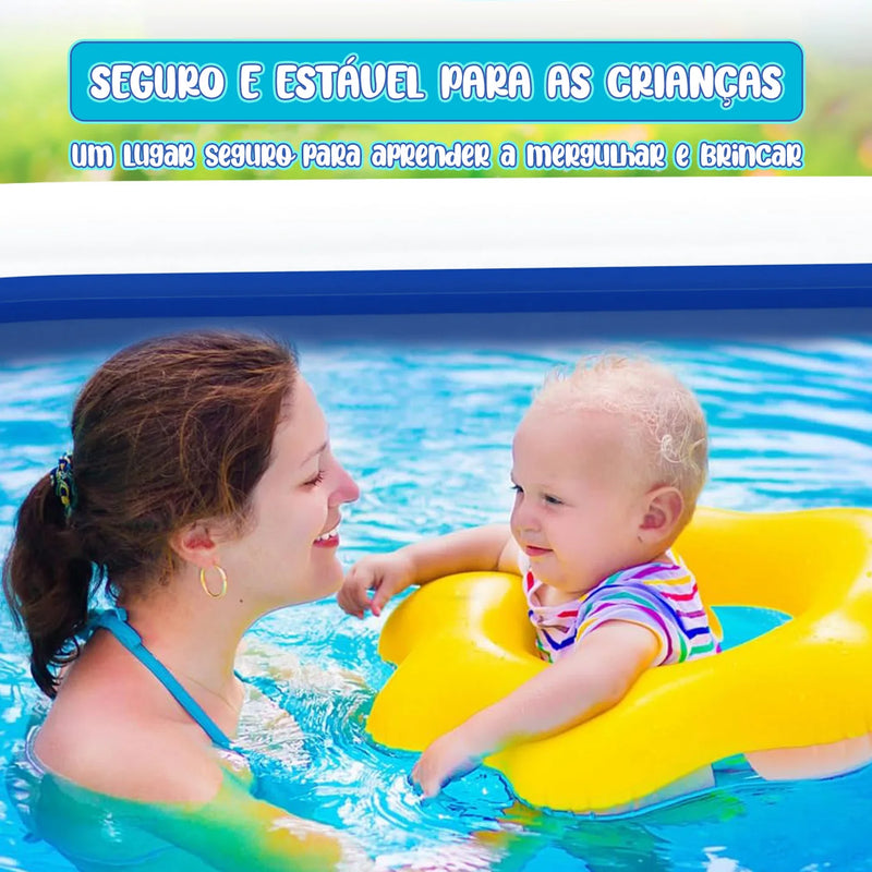 Piscina Inflável 250cm: 1100L