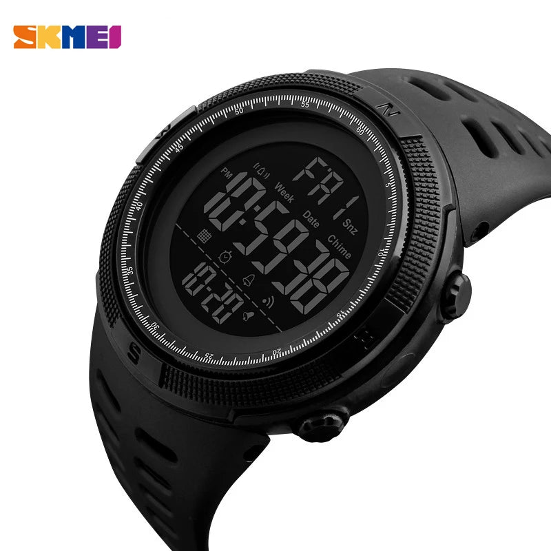 Relógio Esportivo SKMEI Moda Chronos  À Prova D'Água LED Digital  Militar Relógio de Pulso