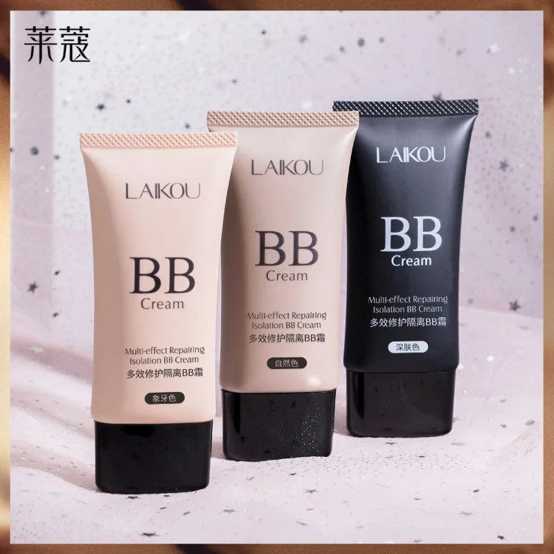 Laikou bb creme corretivo base maquiagem natural hidratante multi sulution