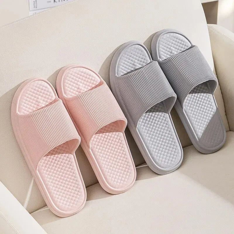 Unisex Massage Slippers Women Indoor Bathroom Slides Soft EVA Anti-Slip Home Floor Slides Ladies Summer Shower Shoes For Men