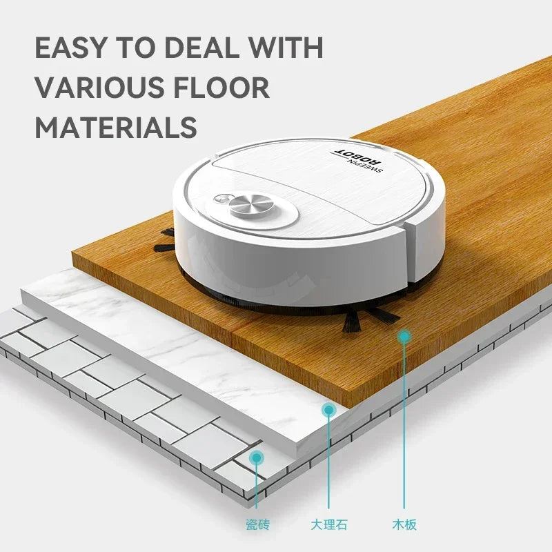 Robô aspirador de chão 3-em-1 automático mini ihome intelligent aspirador de pó usb recarregável molhado e seco casa varredor portátil