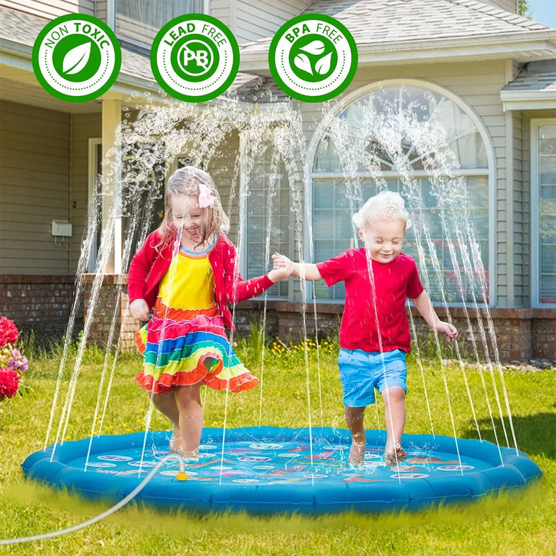 Tapete de Água Infantil inflável, 70 cm com sprinkler para crianças