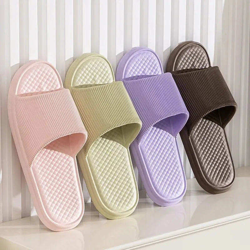 Unisex Massage Slippers Women Indoor Bathroom Slides Soft EVA Anti-Slip Home Floor Slides Ladies Summer Shower Shoes For Men