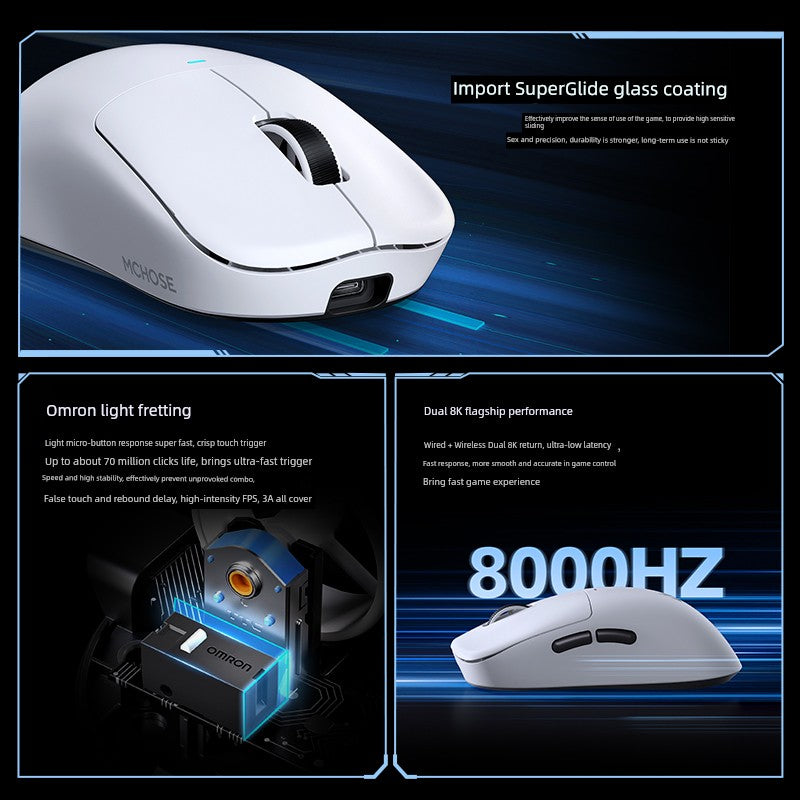 Miji Three-Model Wireless Bluetooth Paw3395 Mouse